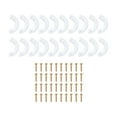 thumbnail image 3 of Tope deslizante para cajón,Tope deslizante para cajón,tope antideslizante,piezas para muebles,Reparación del tope deslizante del cajón del tocador con tornillo,Pieza de repuesto para cajón, 3 of 8
