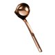 thumbnail image 2 of Cuchara de cocina para sopa, acero inoxidable, filtro de aceite, cuchara, mango largo, olla caliente, cuchara desnatadora, rosa dorado tholdsy HA003788-01, 2 of 7