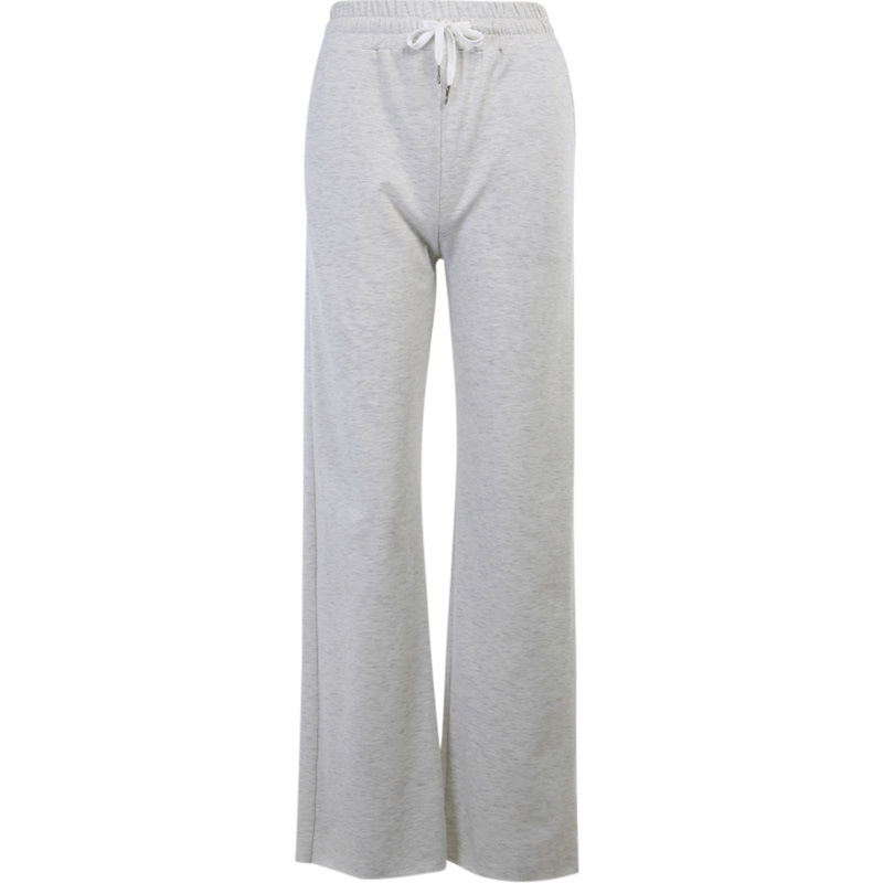 Women's Frayed Loose Casual Sweatpants Elegant Allmatch Loose Laceup