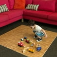 thumbnail image 2 of NEW EVA Foam Exercise Mats - 16 Square Foot Light Wood Grain Interlocking Mats, 2 of 4