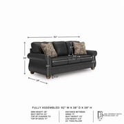 Signature Design by Ashley Chatterton Black Sofa