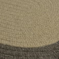 thumbnail image 5 of Colonial Mills Rug HN11R024X072 2 x 6 ft. Hudson Oval Braided Rug  Brown, 5 of 7