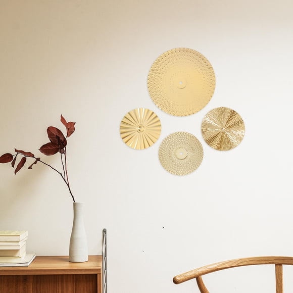 WEUVEB 4Ud Metálico Dorado Para Colgar En Pared Con Exquisito