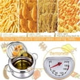 thumbnail image 4 of HmNPlay Air Fryer Accessories,Ninja Air Fryer Accessories Stainless Deep Fryer Japanese Deep Fryer Pot Stainless Frying Pot With And Oil Drip Drainer Rack For Chicken French Chips Dip, 4 of 6