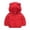 Red, variant on Bixock Toddler Girls Puffer Jackets Girls Winter Coats Kids Padded Coat Outerwear Long Sleeve Hooded Zip Light Thermal Winter Jacket for Kids 1-8Years
