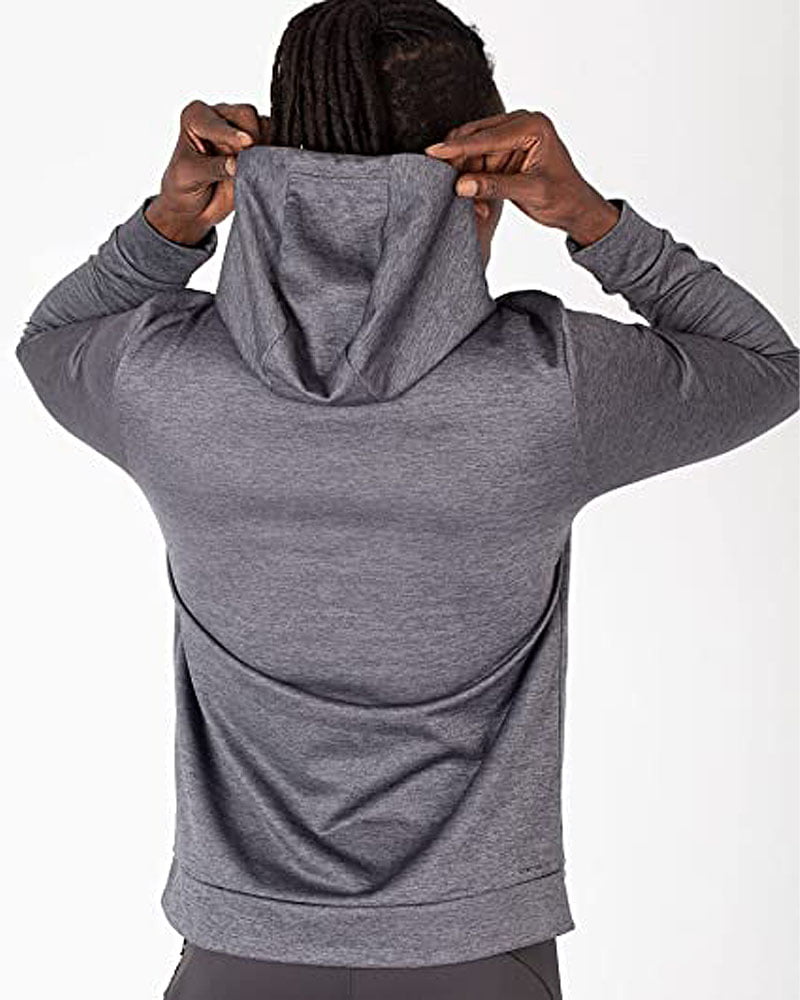 Layer 8 Men's Hoodie Performance Light Weight Training Workout Tech Fleece Athletic Sweatshirt Hoodie Top 