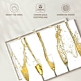 thumbnail image 6 of Elephant Stock Champagne Streams Wall Art - Horizontal Canvas Wall Art - Living Room Wall Decor - Food And Drink Canvas - White And Yellow Decor - 12" x 8", 6 of 8