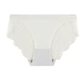 thumbnail image 7 of Fancifize Mid Waist Lace Underwear for Women Seamless Ice Silk Sexy Panties Ladies Stretch Invisible No Show Briefs 5-Pack,M,Multicolor, 7 of 7