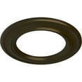 thumbnail image 3 of Ekena Millwork 20 7/8"OD x 12 7/8"ID x 1"P Holmdel Ceiling Medallion (Fits Canopies up to 12 7/8"), Hand-Painted Green Gold, 3 of 6