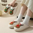thumbnail image 5 of DEXSUN christmas elk couple indoor slippers winter, 5 of 5
