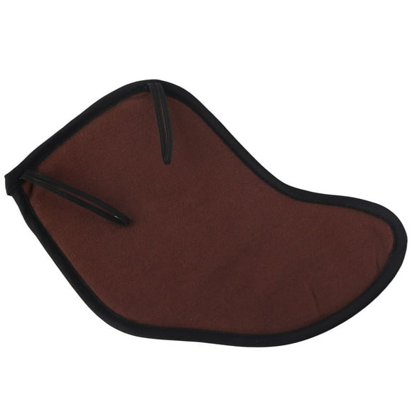 Chinrest Cushion, Soft Flannel Effective Support Standard Size Violin Shoulder Pad Easy To Install Fine Processing For 4/4-3/4 Violins Coffee Color,Red