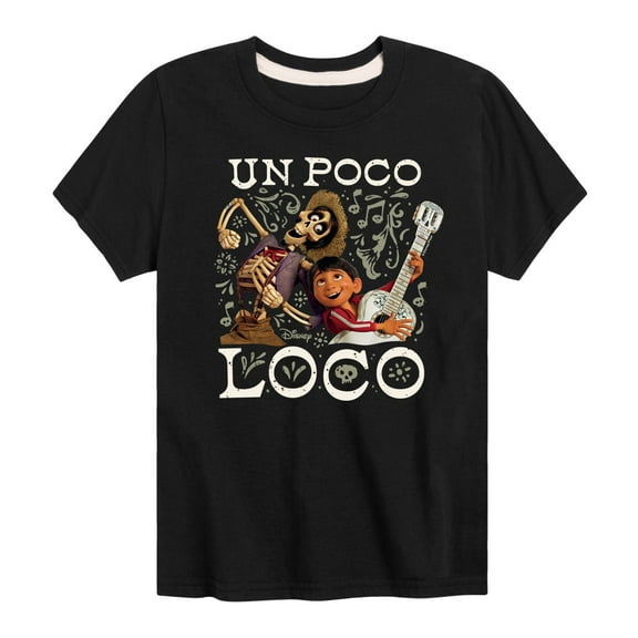 Coco - Un Poco Loco - Toddler And Youth Short Sleeve Graphic T-Shirt