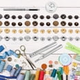 thumbnail image 6 of Button Tool Set Woman's Shirts Blouses for Women Shirt Fasteners Clothing Snaps Kit Cloth Metal Studs Women's, 6 of 6