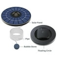 thumbnail image 2 of Aireador de estanque solar Bomba de oxígeno con manguera de aire y piedra de burbujas Aireador de es CACAGOO  Mini fuente, 2 of 7
