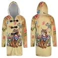 thumbnail image 3 of Abyssinian Celebrates Spring and Enjoys a Happy Easter All Over Print 3D Hooded Duffle Toggle Coat Cat Lover Kitten Owner Gifts - 02001, 3 of 6