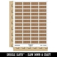 thumbnail image 2 of Non-Machinable Double Line Letter Mail Package Sticker Set - Brown - Gloss Finish - 1.25" Mini, 2 of 7