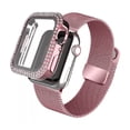 thumbnail image 1 of Correa De Acero + case Protector Apple Watch Smart Watch 40mm / Series 4/5/6/SE ROSA, 1 of 3