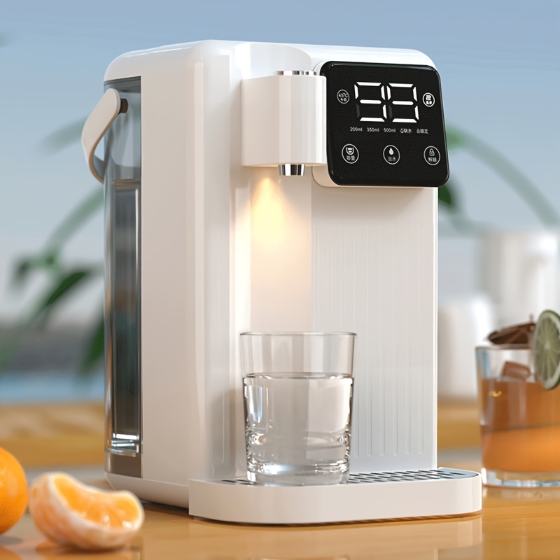 Desktop Instant Hot Water Dispenser - 3-Second Heating, Smart Child Lock, 13 Temp & 3 Flow Settings, LED Display, Detachable Handle, Gift