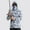 DY0002 camouflage black and white, variant on Summer Outdoor Sun Protection Clothing for Men, Breathable Quick-Dry Fishing Sun Protection Suit, Lure Fishing Hooded Sun Protection Mask Fishing Clothing