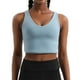 thumbnail image 1 of Qarigey Camisola de Yoga para mujer, camisolas deportivas de verano, chalecos de moda para chicas, chaleco con sujetador, ropa deportiva superior, Prendas para la parte del cuerpo Cielo azul METRO Qarigey AP011446-10, 1 of 6