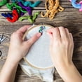 thumbnail image 4 of 10Pcs Adjustable Embroidery Hoops Bamboo Cross Stitch Hoops Sewing Circle Hoops, 4 of 9