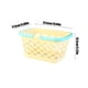 thumbnail image 3 of Cesta de Malla Portátil para Almacenamiento - Organizador de Plástico para Baño, Cocina y Hogar - Amarillo o Rosa, 24 X 17 X 13 Cm, 3 of 6