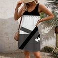thumbnail image 2 of JULMCOMO Sexy Summer Dresses for Women 2024 Vacation Beach Cover Ups for Swimwear Sleeveless Trendy Dresses Casual Loose Tank Sundresses Dark Gray XL, 2 of 6