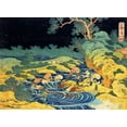thumbnail image 2 of Hokusai 24x19 White Modern Wood Framed Museum Art Print Titled - Fishing By Torchlight In Kai Province, 2 of 4