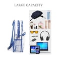 thumbnail image 6 of LAVA Clear Backpack Stadium Approved Heavy Duty Waterproof PVC Transparent School Bag for Travel Security Concerts Sport Events Pink, 6 of 9