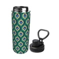 thumbnail image 2 of Cauagu Peacock'S Tail Print 18oz Vacuum Insulated Stainless Steel Water Bottle,Coffee Travel Mug Spill Proof with Lid,Thermos Cup for Keep Hot/Ice Water Drinks, 2 of 7