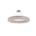 thumbnail image 3 of Elegant Lighting Paris 24 Lights Iron and Crystal Royal Cut Chandelier in Brass, 3 of 7