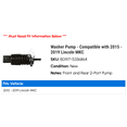 thumbnail image 2 of Washer Pump - Compatible with 2015 - 2019 Lincoln MKC 2016 2017 2018, 2 of 2