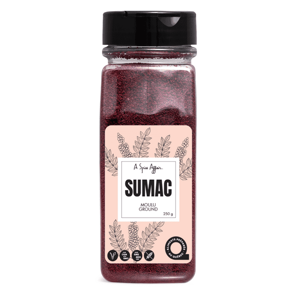 Sumac 250 g (8.8 oz) A Spice Affair Medium Shaker