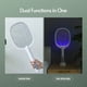 thumbnail image 3 of 2 en 1 de mano Bug Zapper Raqueta Matamoscas eléctrico Mosquito Killer, 3 of 8