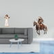 thumbnail image 2 of Figura de resina acrílica de caballero querubín, escultura para interior, escritorio, sala de estar, mesa, centro de mesa, decoración del hogar, regal, 2 of 8