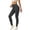 Gray, variant on Yoga Pants Women Fleece Lined Drawstring High Waist Stretchy Solid Leggings Winter Running Workout Trousers(Large,Green)