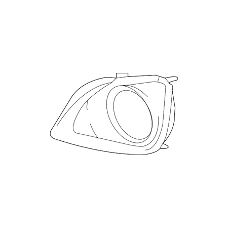 Genuine OE Toyota Lamp Bezel - 52030-0T010