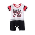 thumbnail image 1 of Conjunto deportivo estampado para bebés y niños pequeños: mameluco y mono (3 colores, 3 tallas), 1 of 8