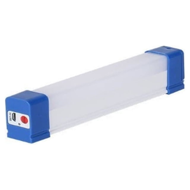 Cateissary Luz de emergencia multifunción tubo de plástico USB recargable al aire libre potente luz interior linterna equipo de puesto de tienda Iluminación y accesorios