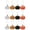 B #u28, variant on Uxgjfwu 12-Piece Velvet Pumpkin Ornaments, 6cm Soft Fabric Pumpkins in Assorted Colors, Fall Thanksgiving and Halloween Tree Hanging Decoration Indoor Outdoor