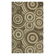 Momeni Veranda Cogs Indoor/Outdoor Rug - Multi-3.9 x 5.9 ft.