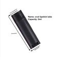 thumbnail image 3 of 5ml Lip Balm Empty Container Tubes Plastic Oval Deodorant Mini Containers Black 30Pcs, 3 of 4