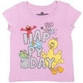 thumbnail image 5 of Sesame Street Elmo Cookie Monster Abby Cadabby Toddler Girls 3 Pack T-Shirts Infant to Little Kid, 5 of 5