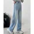 thumbnail image 6 of XIYNBAOK Girls Tall Jeans Toddler Jeans Girls Plus Size Stretch Jeans Pant Gymnastics Clothes for Girls Work Clothes Teen Girl Clothes Trendy, Blue 11-12 Years, 6 of 9