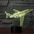 thumbnail image 5 of Jet Avion Lampe de Bureau USB 3D Lampe LED 7 Changement de Couleur, 5 of 5