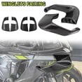 thumbnail image 2 of Matte Black Motorcycle Fixed Fairing Small Wing Spoiler Aerodynamic Wing for YZF R1 2015-2022 YZF R, 2 of 5