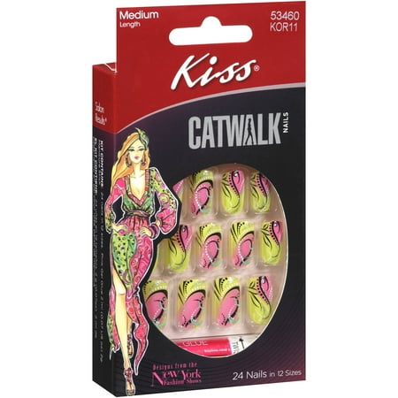 Kiss Catwalk Medium Length Collection Nail Kit