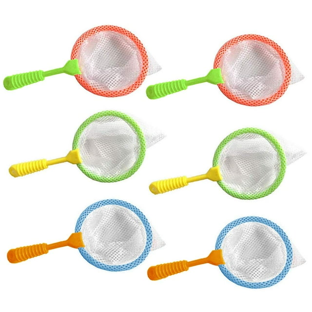 Shindel Durable Kids Bug Catcher Nets 6PCS Red de recolección de Insectos Juguete de baño Herramienta de Aventura Herramienta de Aprendizaje temprano para observación de Muestras