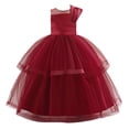 thumbnail image 4 of Rhuody Girls Dresses Paghetti Strap Fluffy Tulle Flower Girl Dress Solid Color Colors Kids Wedding Formal Gown Charm Playsuit, 4 of 9