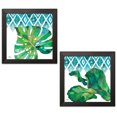 thumbnail image 2 of Gango Home Decor Modern Palm Fronds I & II; Two 12x12in Art Prints in Black Frames, 2 of 6